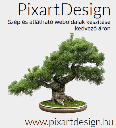 Pixartdesign.hu - Szép és átlátható weboldalak készítése